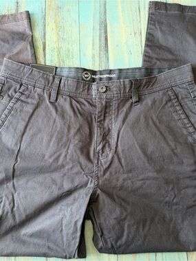 Weatherproof Charcoal Gray Casual Chino Pants